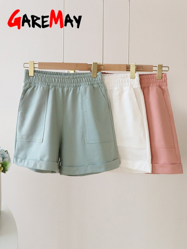 Spring Summer Women's Suit with Shorts Sweatshirt Loose Oversize Green Tracksuit 2 Piece Set Women's Shorts and Top Outfits 2022