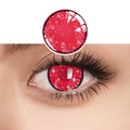 UYAAI 2pcs Halloween Colorful Contact Lenses Anime Cosplay Eye Lenses multicolored lenses Lenses White Black Red Lenses