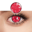 UYAAI 2pcs Halloween Colorful Contact Lenses Anime Cosplay Eye Lenses multicolored lenses Lenses White Black Red Lenses
