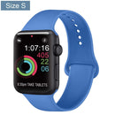 Silicone Bracelet Band For Apple Watch Strap 8 7 6 5 4 3 2 SE 42MM 38MM 44MM 40MM Strap For iWatch 41MM 45MM Smart Watch correa