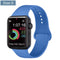 Silicone Bracelet Band For Apple Watch Strap 8 7 6 5 4 3 2 SE 42MM 38MM 44MM 40MM Strap For iWatch 41MM 45MM Smart Watch correa