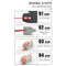5PCS Universal Compact Wire Connector Splitter Quick Electrical Cable Splice Terminal Block For 28-12AWG Small Wiring Connectors
