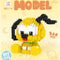 Disney DIY LinaBell assembly buildding blocks Goofy Pluto Anime Mini Action Figures Educational Toys kids Birthday Gifts