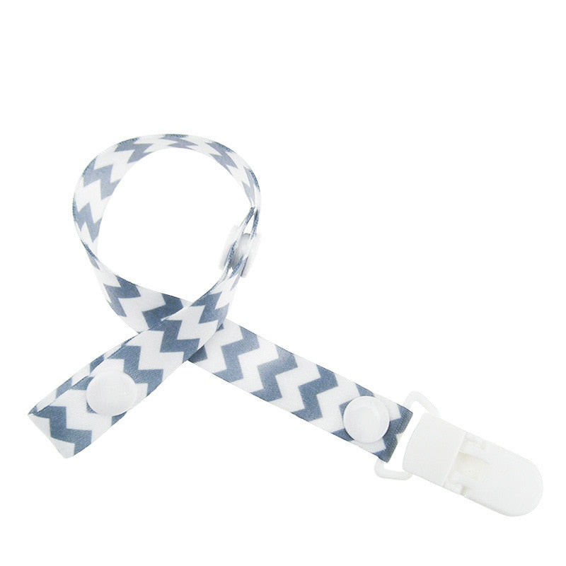 1pc Adjust Baby Pacifier Clip Chain Ribbon Dummy Holder Soother Pacifier Clips Strap Nipple Holder for Infant Feeding