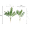 Multiple Green Large Artificial Palm Tree Plastic Plants Garden Home Outdoor Decorations Scutellaria Tropical Tree Fake Plants