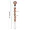 1pc Crochet Bunny Baby Pacifier Clip Chain BPA Free Wooden Beads Appease Soother Chain Clips Newborn Dummy Holder Nipple Clip