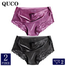 2pcs/lot QUCO Brand sexy Women Underwear High Quality Women Panties Seamless Underwear Solid  Lingerie underwear women