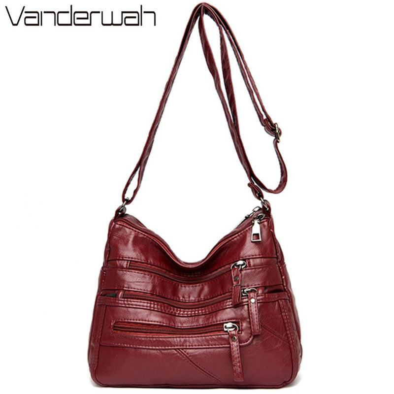 2022 Women Shoulder Bag Leather Luxury Handbags Women&