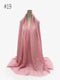 Pleated Plain Hijab Scarf Muslim Women Cotton Crinkle Headband Veil Scarves 2021 Fashion Islamic Headscarf Head Wraps Turban