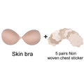 Sexy Sujetador Women&#39;s bra Invisible Push Up Bra Self-Adhesive Silicone Seamless Front Closure Sticky Backless Strapless Bra