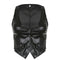 Xingqing y2k PU Leather Vest Vintage Aesthetic Women V Neck Sleeveless Button Tank Tops 2000s Dark Academia Tshirt Waistcoat
