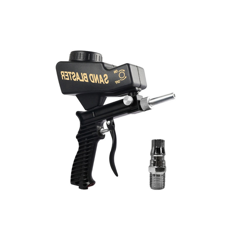 Adjustable Sandblasting Gun 90psi Portable Sand Blaster Sand Blasting Machine Gravity Small Handheld Pneumatic Blasting Gun Set