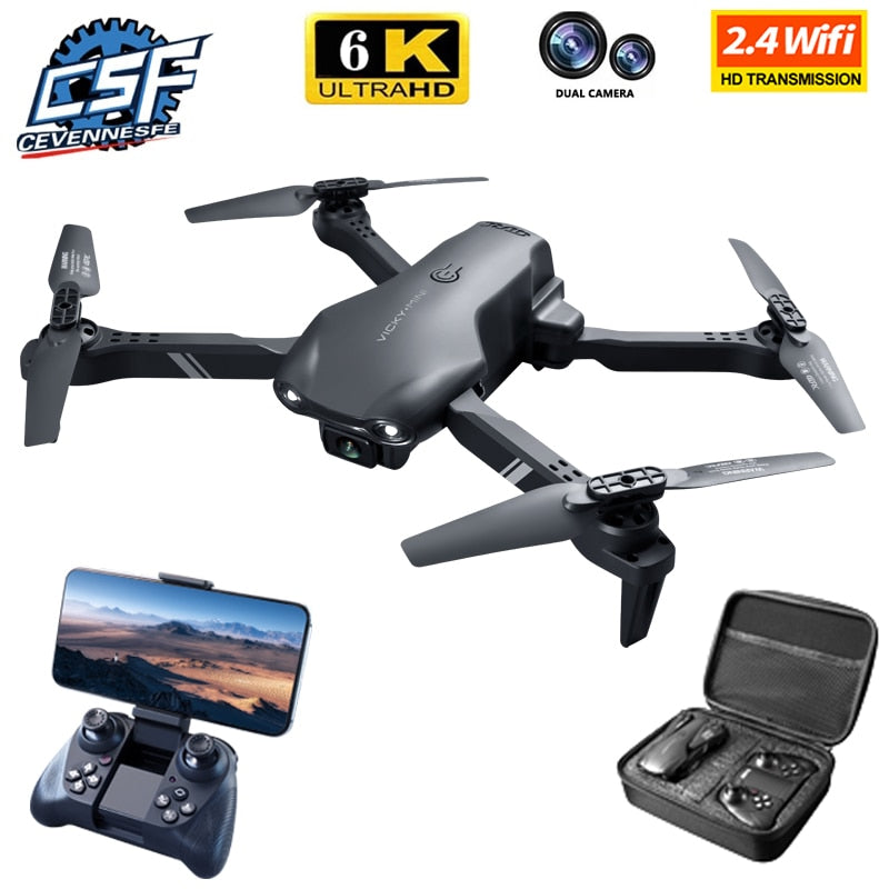 2022 NEW V13 Mini Drone 4k HD Camera WiFi Fpv Drones Dual Camera Foldable Quadcopter Real-time transmission Helicopter Toys