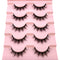 2022 New 5 pairs natural false eyelashes fake lashes long makeup 3d mink lashes eyelash extension mink eyelashes short eyelashes