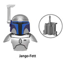 Mandalorian Building Blocks Jango Boba Fett Grogu Baby Yoda Pre Vizsla Bo-Katan Din Djarin Sabine Wren Brick Figure Toy