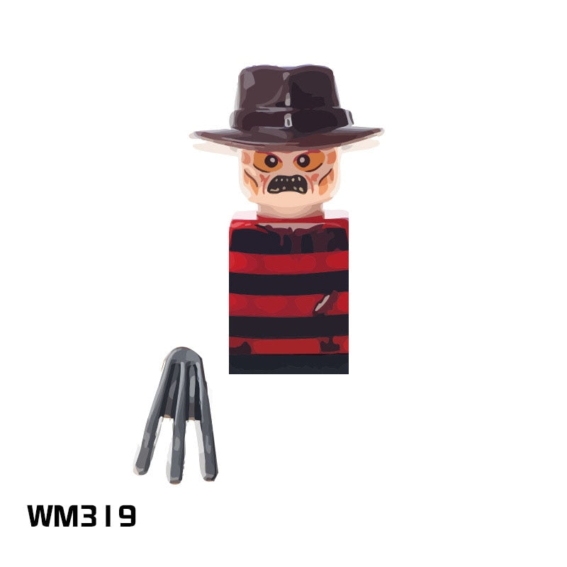 WM6075 WM6101 WM6102 Halloween Horror Movie Building Blocks The Shining Silent Hill Bricks Jack Pyramid mini Action toy Figures