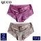 2pcs/lot QUCO Brand sexy Women Underwear High Quality Women Panties Seamless Underwear Solid  Lingerie underwear women