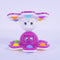 3IN1 Flip Octopus Poppit Toy Finger Spinner Toys Anti Stress Hand Fingertip Gyro Push Bubble Pop Change Face Poppit Toy Sensory