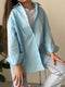 Basic Candy Colors Shirt Women&