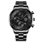 Brand Fashion Men&#39;s Sports Watches for Men Business Stainless Steel Quartz Wrist Watch Luxury Man Casual Leather Luminous Clock