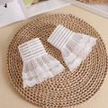 New Fake sleeves autumn winter wild sweater decorative sleeves pleated wrist Pleated organ fake sleeves universal fake cuff