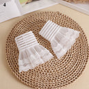 New Fake sleeves autumn winter wild sweater decorative sleeves pleated wrist Pleated organ fake sleeves universal fake cuff