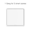 MOES 4 Gang Tuya ZigBee Wireless 12 Scene Switch Push Button Controller Battery Powered Automation Scenario for Tuya Devices