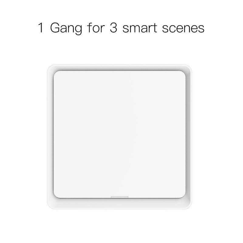 MOES 4 Gang Tuya ZigBee Wireless 12 Scene Switch Push Button Controller Battery Powered Automation Scenario for Tuya Devices