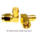 YPioneer C20073-92 1PC SMA To SMA Male Female Gold Plated RP SMA Male RP-SMA Female Connector RF Adapter Straight Bent L/T Type