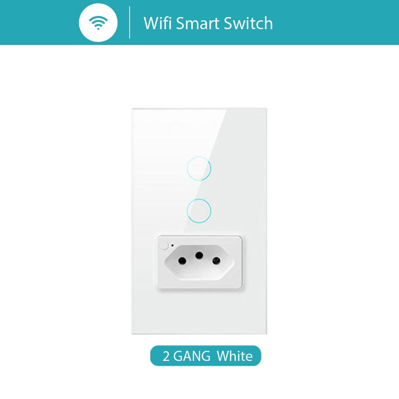 Tuya Wifi Smart Brazil Switch Plug Zigbee Smart Brazil Socket Smart Life Brazil Outlet With Power Monitor For Alexa Google Home