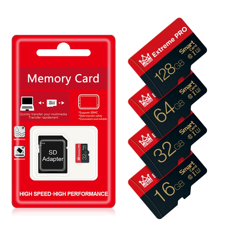 Free adapter Mini SD Card 4GB 8GB16GB 32GB 64GB 128GB Memory Card Class10 TF Card 256GB Micro TF Card minisd flash usb pendrive