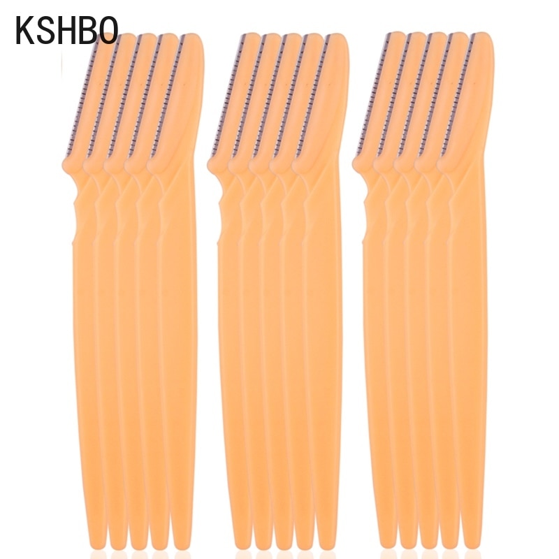 3/10/15 Pcs Professional Trimmer Safe Blade Shaping Knife Eyebrow Blades Face Hair Removal Scraper Shaver Makeup Beauty Tools