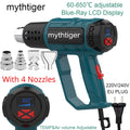 Heat Gun 2000W Professional Hot Air Gun with 2 Temperature Modes Hands-Free Stand Built-in Ideal for Stripping Paints Soldering