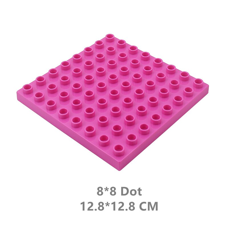 5 Sizes Big Building Plastic Blocks Base Plates Assembly Figures Comptatible Large Bricks Classic Baseplates Children Kids Toys