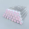 50pcs Reusable Eyelash Brush Tube Eye Lash Brush Eyebrow Brush Resin Drill Replaceable Mascara Wand Brushes Dust-proof