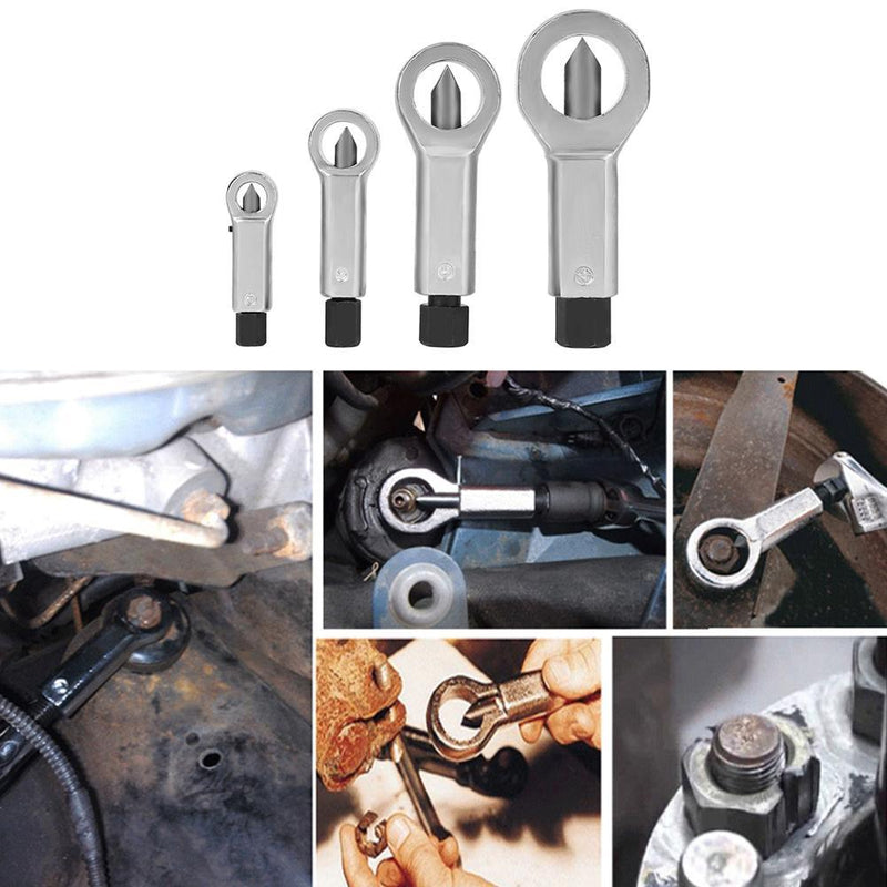 9-12mm Nut Splitter Cracker Remover Extractor Cutter Set Repair Tools Kit Proffessional Adjustable Nut Remover Extractor Tools