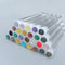 50pcs Reusable Eyelash Brush Tube Eye Lash Brush Eyebrow Brush Resin Drill Replaceable Mascara Wand Brushes Dust-proof