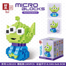 Disney DIY LinaBell assembly buildding blocks Goofy Pluto Anime Mini Action Figures Educational Toys kids Birthday Gifts