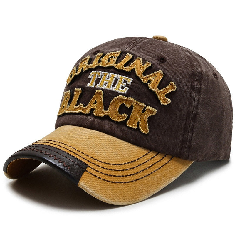 Retro Letter Embroidery Baseball Caps 2022 New Spring Summer Men Women Cotton Adjustable Casual Hat Hip Hop Streetwear Sun Hats