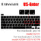 Russian silicone Keyboard Cover Protector for Macbook air13/12 /15/16pro touchbar A1706/A1466A1708/A1990/A1398/A2289/A1932/A2141
