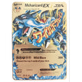 Newest Pokemon Vmax V GX EX Shiny Gold Metal Card PV French Game Tag Team Fighting Ordering Series Child Christmas Gift