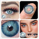 AMARA 1 Pair Color Contact Lenses for Eyes Natural Brown Lenses Beauty Fashion Monet Lense Blue Lenses Green Eye Contact