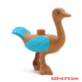 Big Building Block Accessories Chicken Duck Dog Cat Bird Cattle Sheep Zebra Rhinoceros Insect Zoo Series DIY Duploes Toy Gift