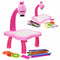 Kids Led Projector Drawing Table Toy Set Art Painting Board Table Light Toy Educational Learning Paint Tools Toys for Children