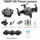 V2 Mini Drone 4K 1080P HD Camera WiFi Fpv Air Pressure Altitude Hold Professional  Foldable Quadcopter RC Drone Kid Toys GIft