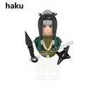 Naruto Sasuke Kakashi Akatsuki bricks Building Blocks Anime cartoon Mini Action Figures Heads Assembly Toys kids Christma Gifts