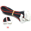 5pcs/lot JST-XH 1S 2S 3S 4S 5S 6S 20cm 22AWG Lipo Balance Wire Extension Charged Cable Lead Cord for RC Lipo Battery charger
