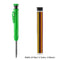 Solid Carpenter Pencil with Refill Built-in Sharpener Mechanical Woodworking Construction Pencil Line Drawing Marker Supplies