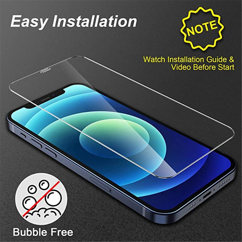 4PCS Tempered Glass for iPhone 11 12 13 Pro XR X XS Max Screen Protector on for iPhone 14 Pro Max Mini 7 8 6 6S Plus 5S SE Glass