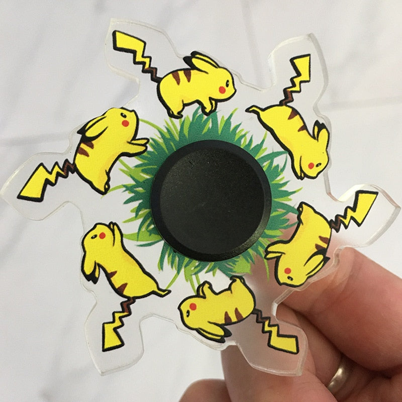 Whirling Running Animation Fidget Spinner Gyro Cartoon Anime Running Dynamic Hand Spinner for Children Adult Stress Relief Toys